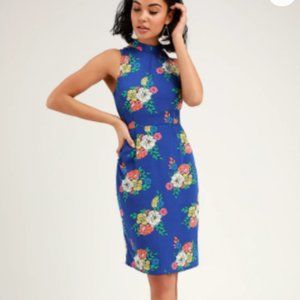 Carriage Tour Floral Print Sleeveless D